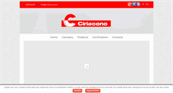 Desktop Screenshot of e-ciriacono.com